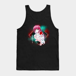 Innocence And Darkness Elfen Lied Manga's Visual Dichotomy Tank Top